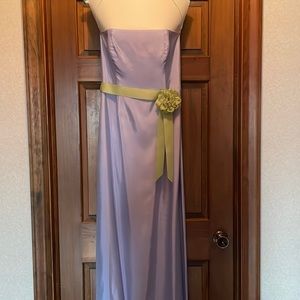 Beautiful blue strapless dress/gown